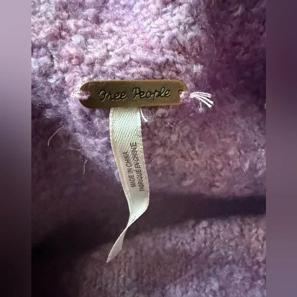 Free People Stormy Fuzzy Cowl Neck Sweater -
Size XS - Picture 5 of 7